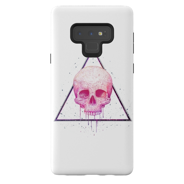 Galaxy Note 9 StrongFit Skull in triangle by kodamorkovkart