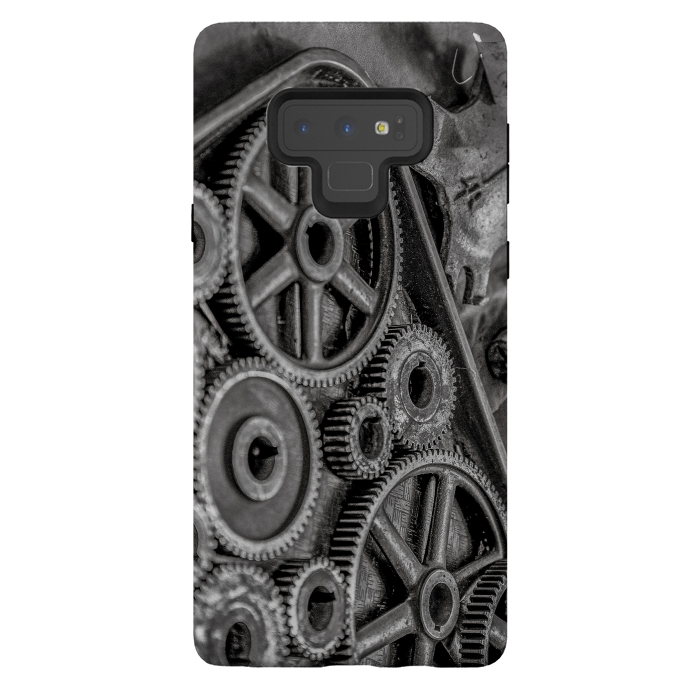 Galaxy Note 9 StrongFit Steampunk Gear by Andrea Haase