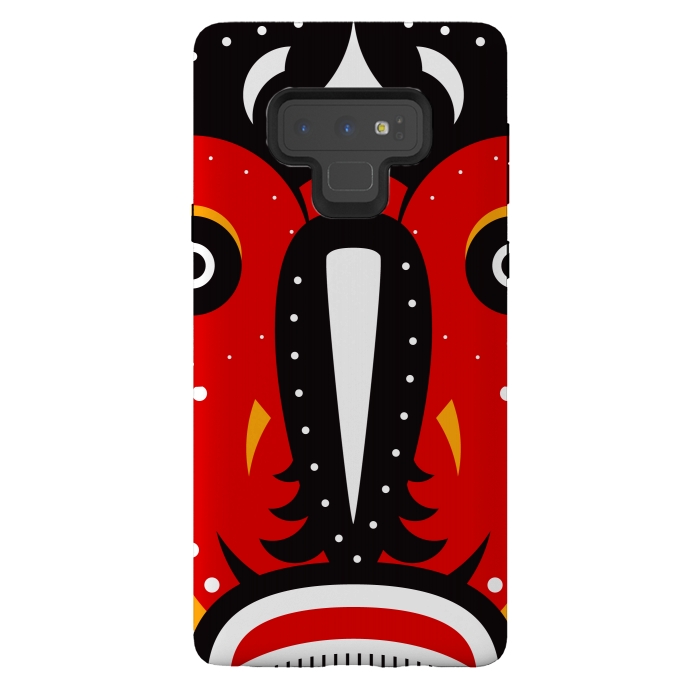 Galaxy Note 9 StrongFit teke tribal mask by TMSarts