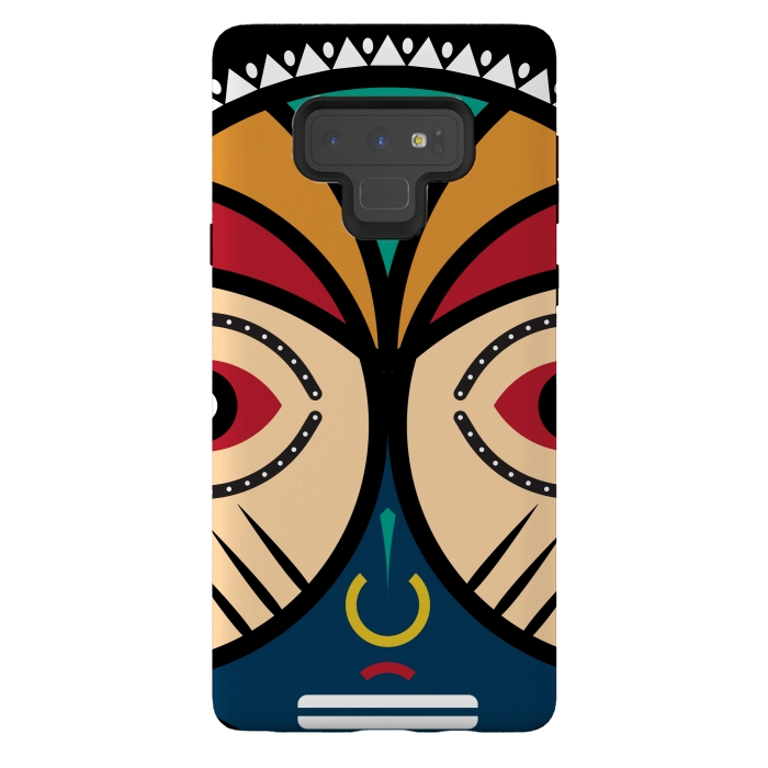 Galaxy Note 9 StrongFit Pende tribal Mask by TMSarts