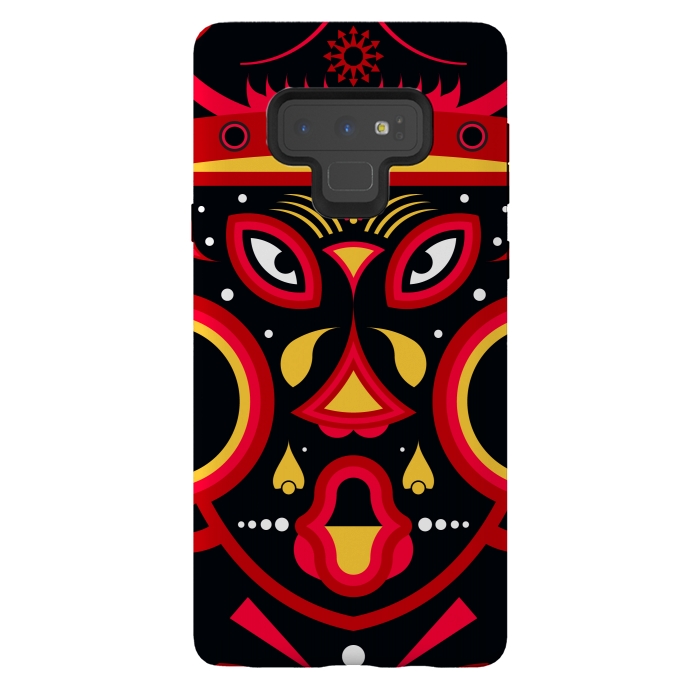Galaxy Note 9 StrongFit ceremonial tribal mask by TMSarts