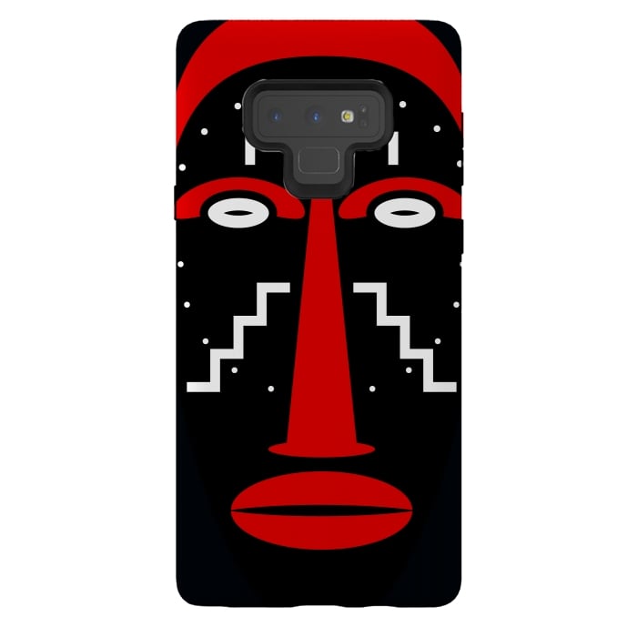Galaxy Note 9 StrongFit Ligbi tribal Mask by TMSarts