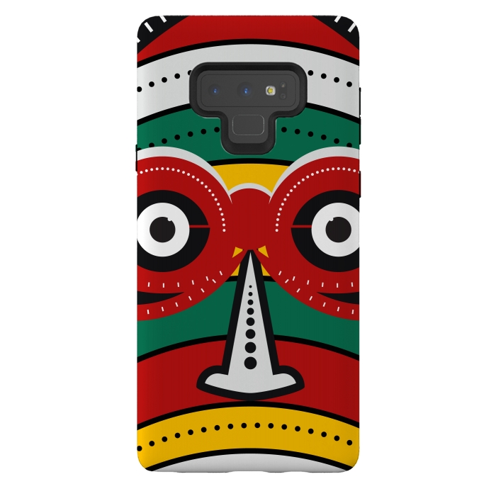 Galaxy Note 9 StrongFit totem tribal mask by TMSarts