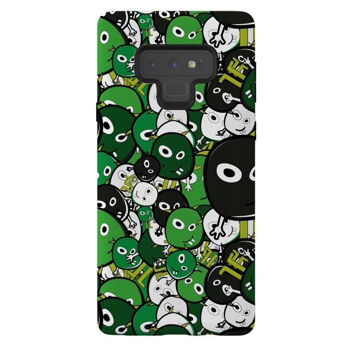Galaxy Note 9 StrongFit green monsters by TMSarts