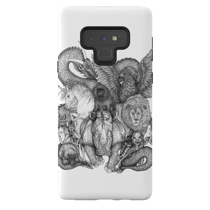 Galaxy Note 9 StrongFit The Impossible Menagerie by ECMazur 