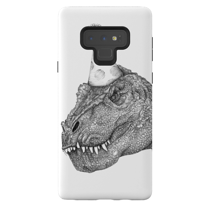 Galaxy Note 9 StrongFit Party Dinosaur by ECMazur 