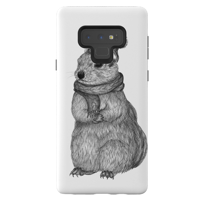 Galaxy Note 9 StrongFit Chilly Chipmunk by ECMazur 