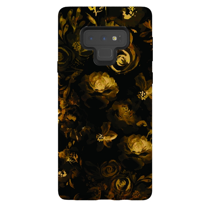 Galaxy Note 9 StrongFit Different Watercolor Roses 4 by Bledi