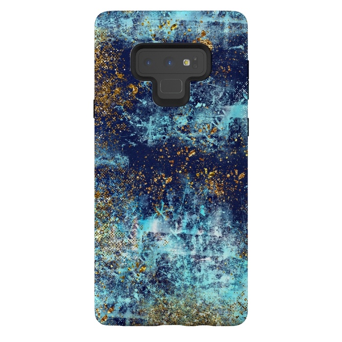 Galaxy Note 9 StrongFit Mermaid Seafoam at Night by  Utart