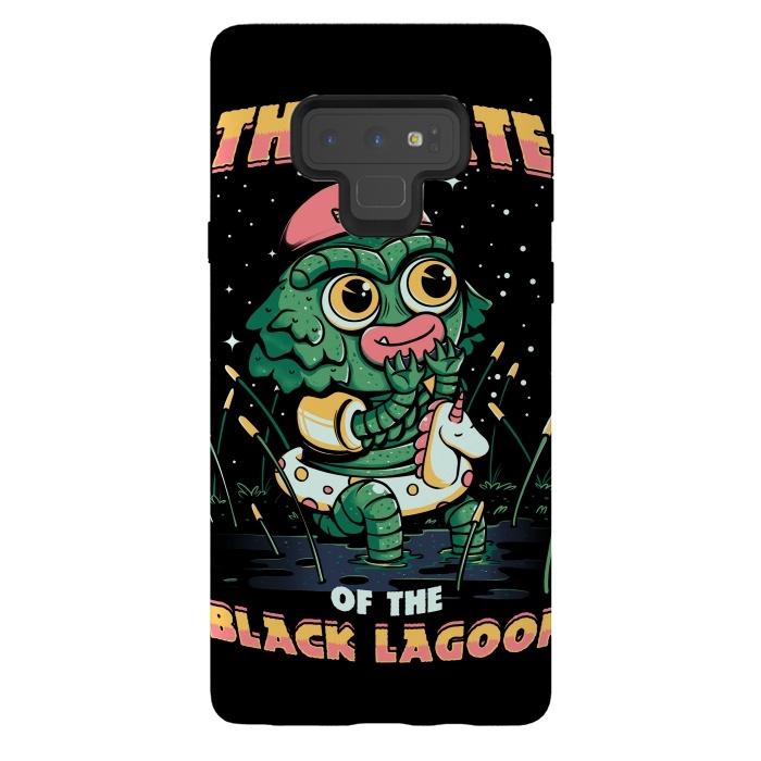 Galaxy Note 9 StrongFit Cute of the black lagoon! by Ilustrata