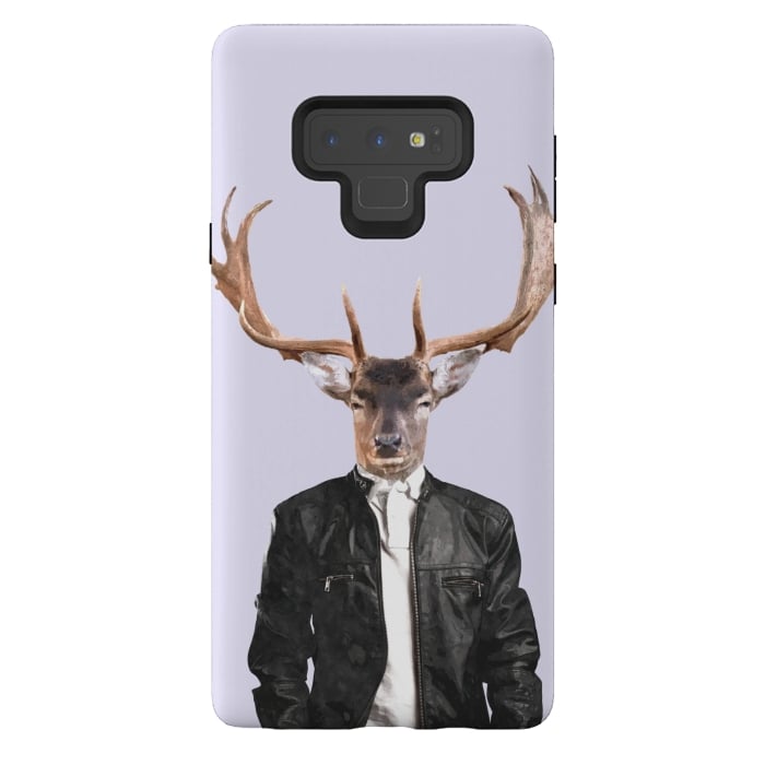 Galaxy Note 9 StrongFit Fashionable Deer Illustration by Alemi