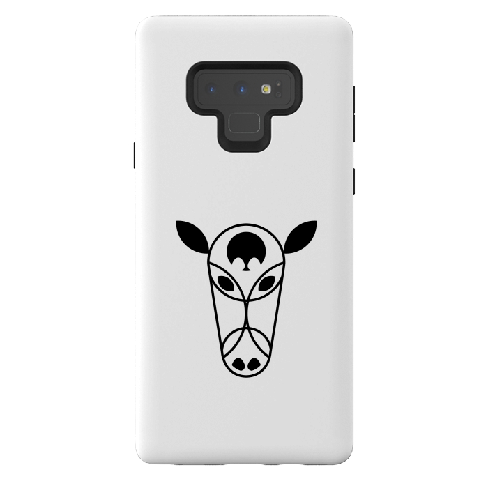 Galaxy Note 9 StrongFit Bull Head by TMSarts