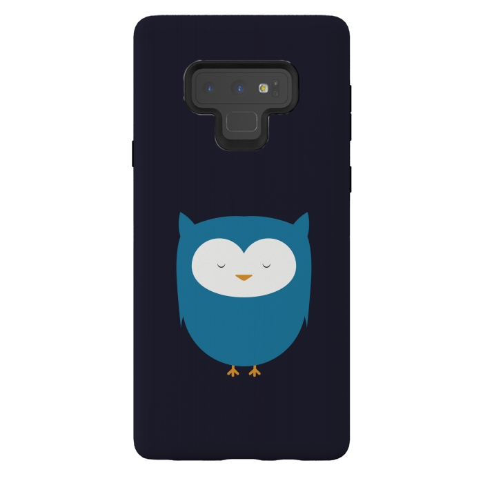 Galaxy Note 9 StrongFit cute owl standing by TMSarts