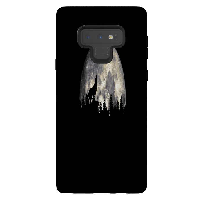 Galaxy Note 9 StrongFit Wild Solitary Wolf by Joanna Vog