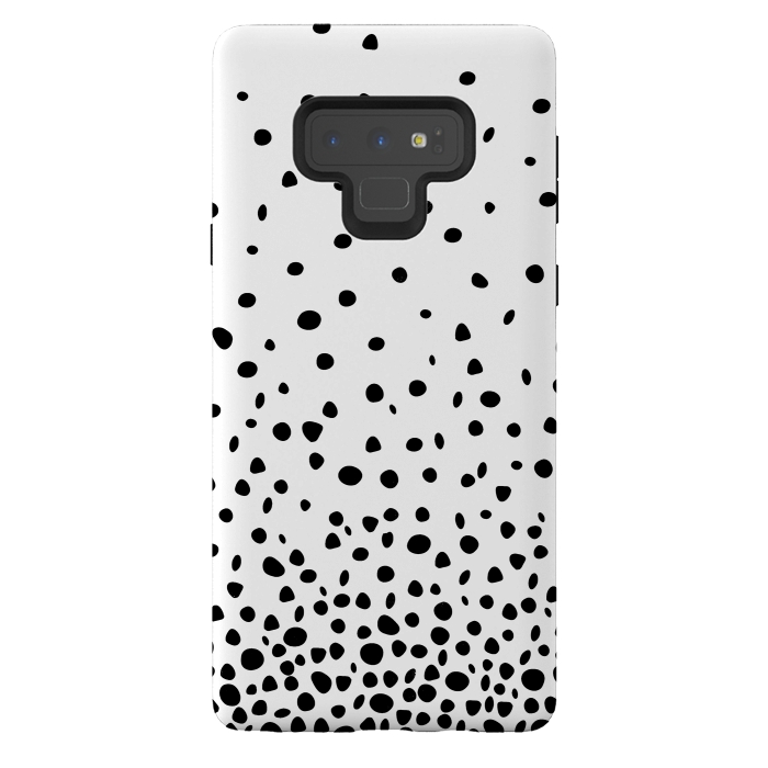 Galaxy Note 9 StrongFit Polka Dot Dance  by DaDo ART