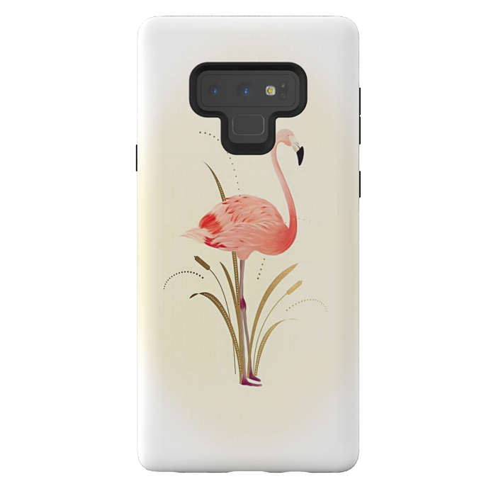 Galaxy Note 9 StrongFit Flamingo Dream by Joanna Vog