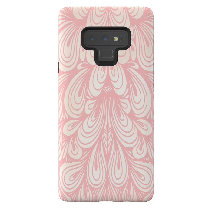 Galaxy Note 9 StrongFit Pink Garden by Joanna Vog