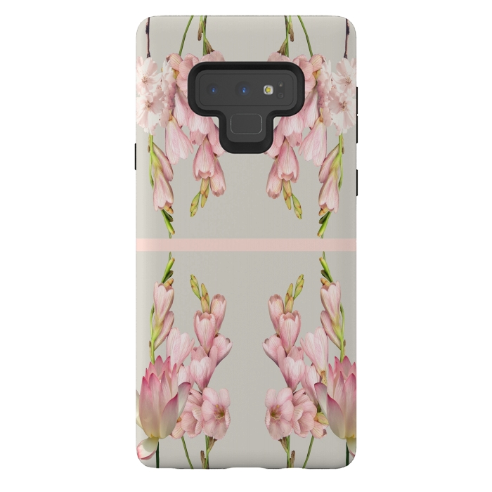 Galaxy Note 9 StrongFit Pink Aura Design by Joanna Vog