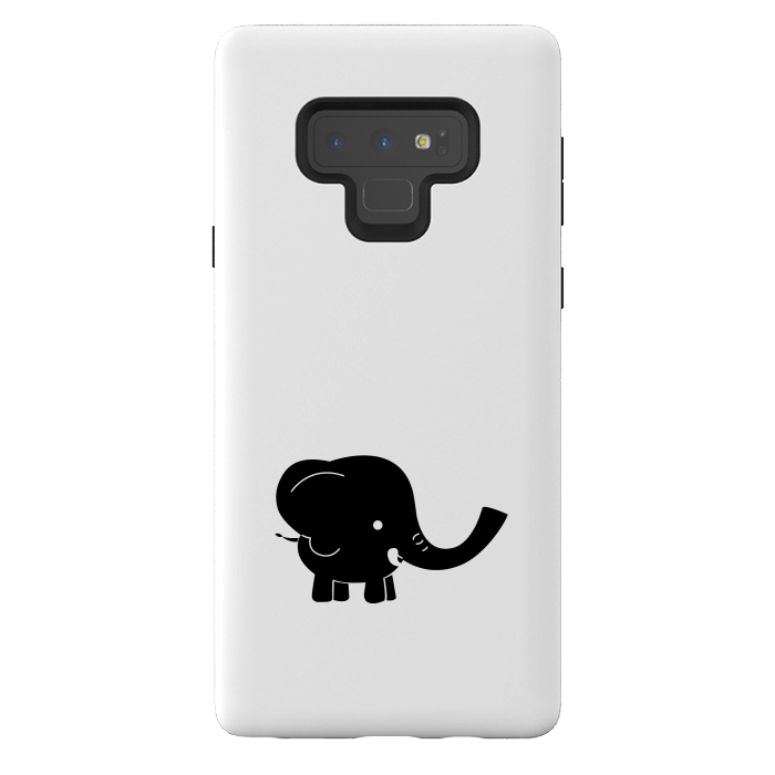 Galaxy Note 9 StrongFit Cute elephant cartoon by TMSarts