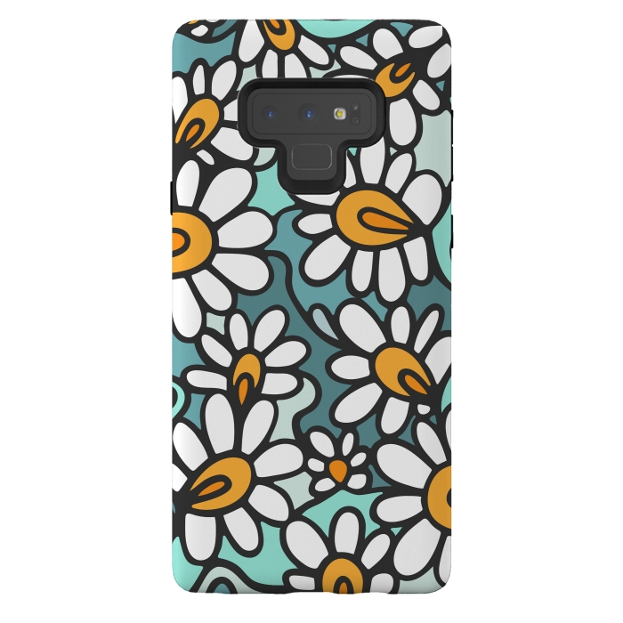 Galaxy Note 9 StrongFit Daisies by Majoih