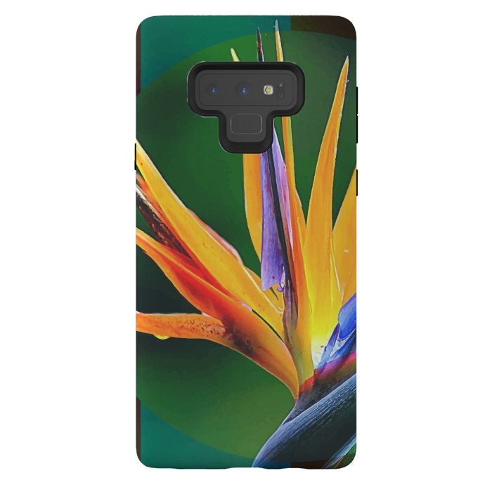 Galaxy Note 9 StrongFit Bird of Paradise by Creativeaxle