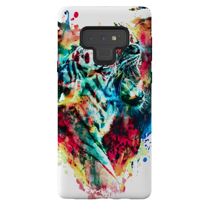 Galaxy Note 9 StrongFit Tiger Roar by Riza Peker