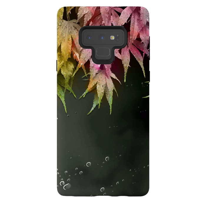 Galaxy Note 9 StrongFit Acer Leaves by Creativeaxle