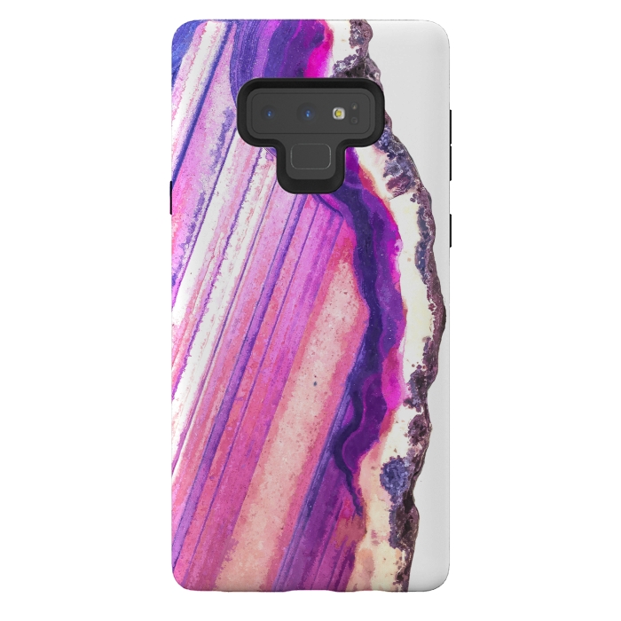 Galaxy Note 9 StrongFit Violet Agate Illustration by Alemi