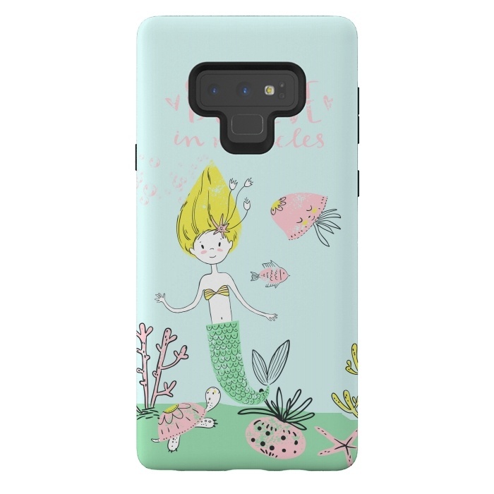 Galaxy Note 9 StrongFit Believe in mermaids by  Utart