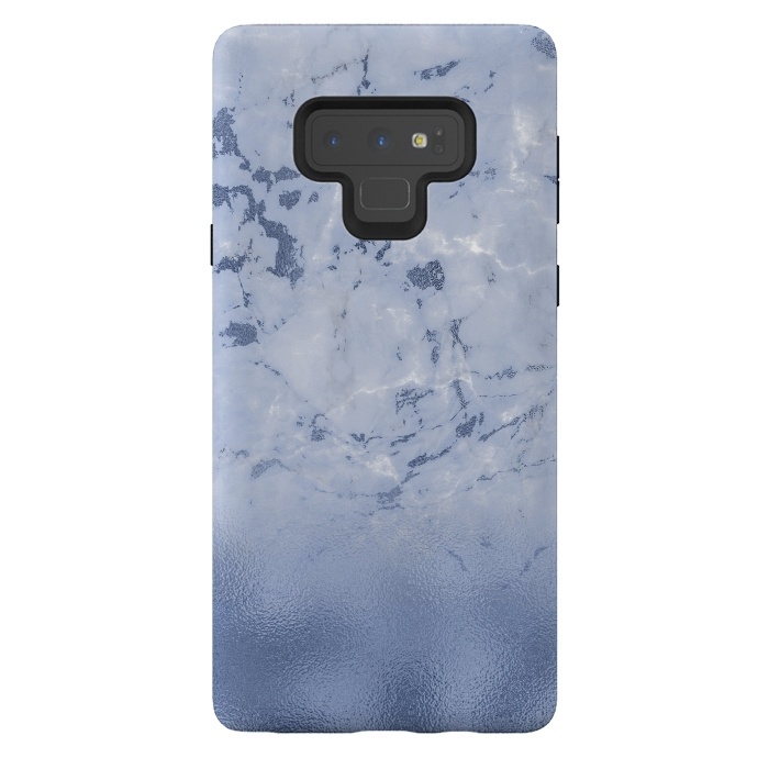 Galaxy Note 9 StrongFit Freshness - Blue Marble Glitter  by  Utart