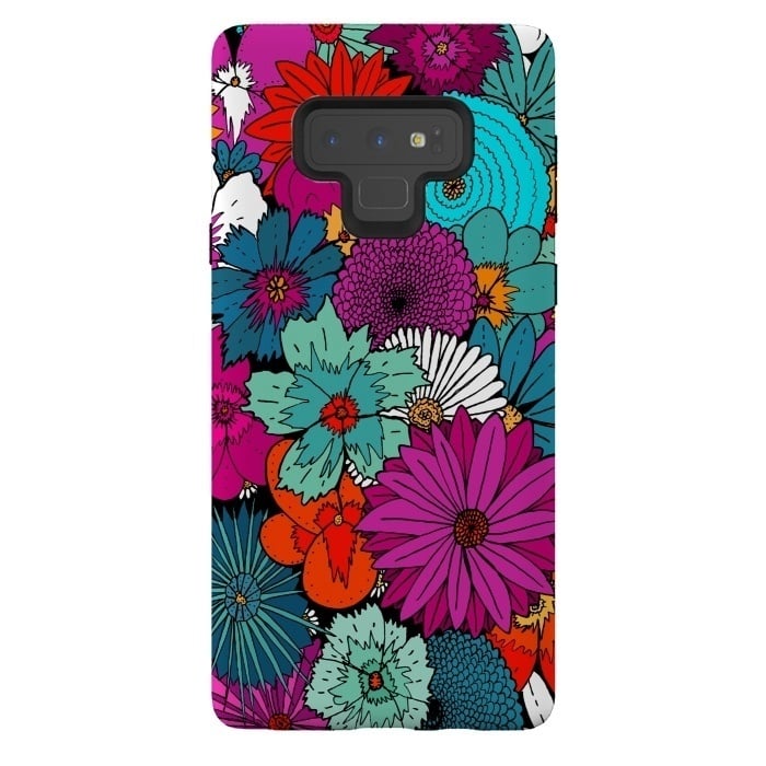 Galaxy Note 9 StrongFit Bunch of flowers by Steve Wade (Swade)