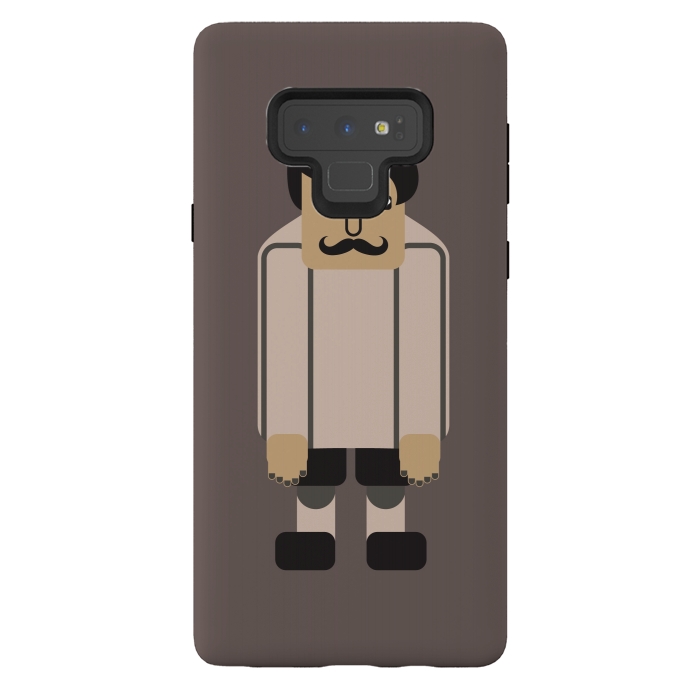 Galaxy Note 9 StrongFit tall skinny man by TMSarts
