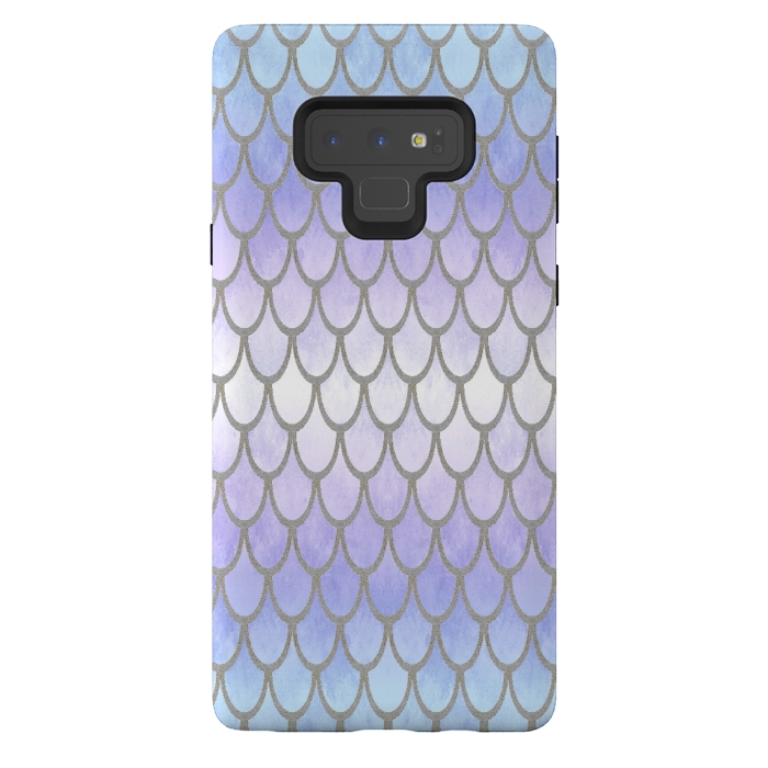Galaxy Note 9 StrongFit Pretty Mermaid Scales 01 by Angelika Parker