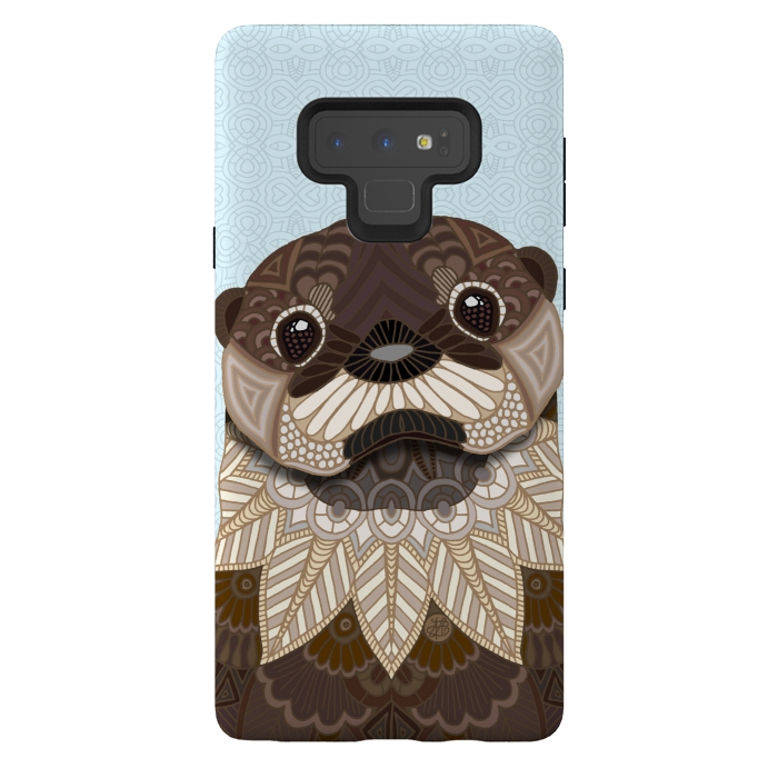 Galaxy Note 9 StrongFit Otterly Cute by Angelika Parker