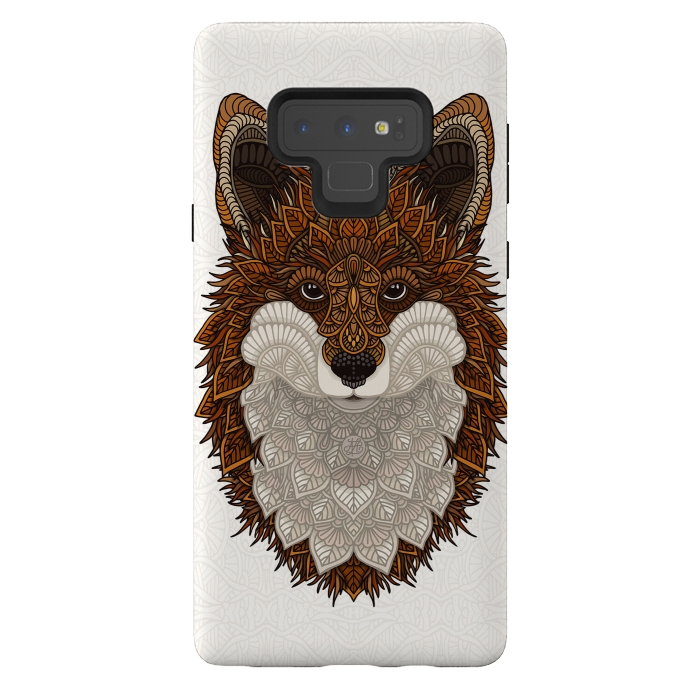 Galaxy Note 9 StrongFit Red Fox by Angelika Parker