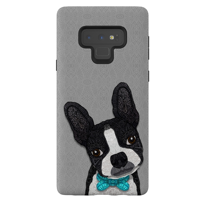 Galaxy Note 9 StrongFit Bow Tie Boston by Angelika Parker