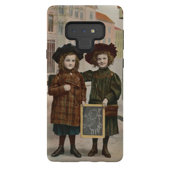 Galaxy Note 9 StrongFit Vintage School Girls by Andrea Haase