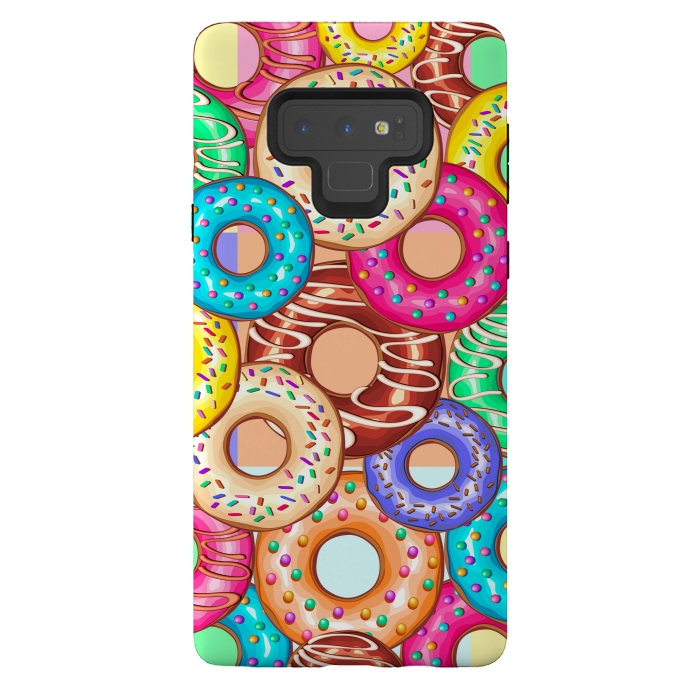 Galaxy Note 9 StrongFit Donuts Punchy Pastel flavours by BluedarkArt