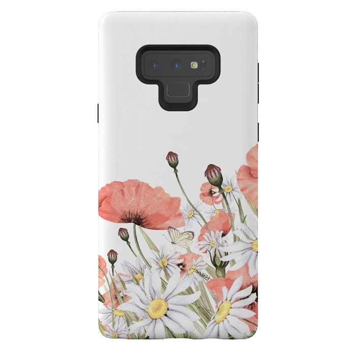 Galaxy Note 9 StrongFit Summer Poppy and Camomile Field by  Utart