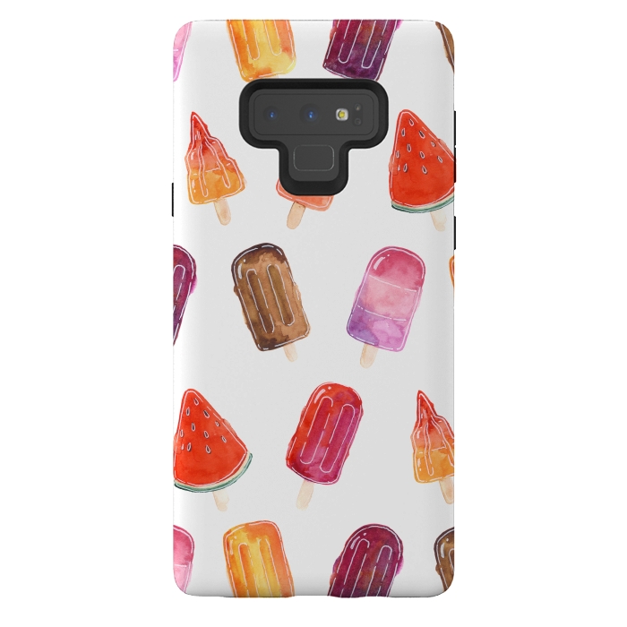 Galaxy Note 9 StrongFit Summer Popsicle Print by Becky Starsmore