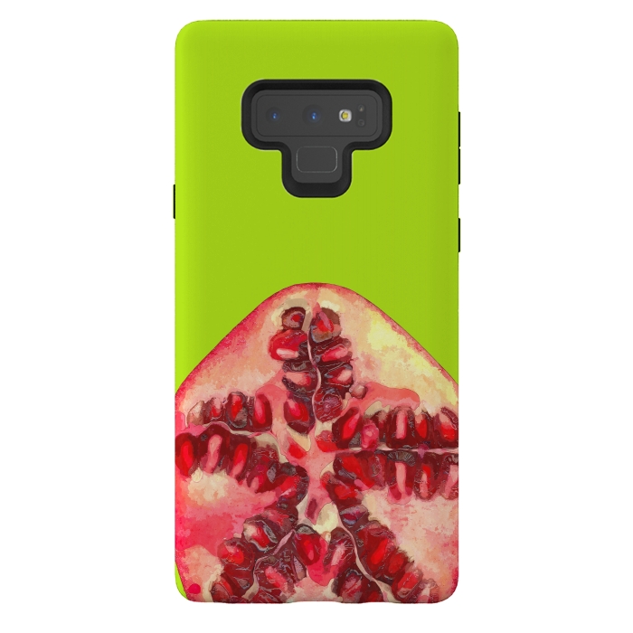 Galaxy Note 9 StrongFit Pomegranate Tropical Fruit by Alemi