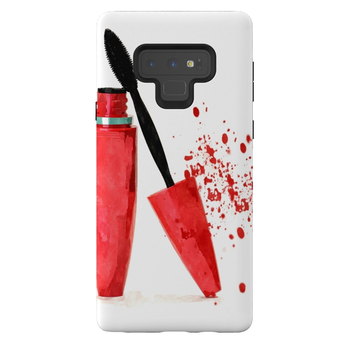 Galaxy Note 9 StrongFit Red Mascara by Alemi
