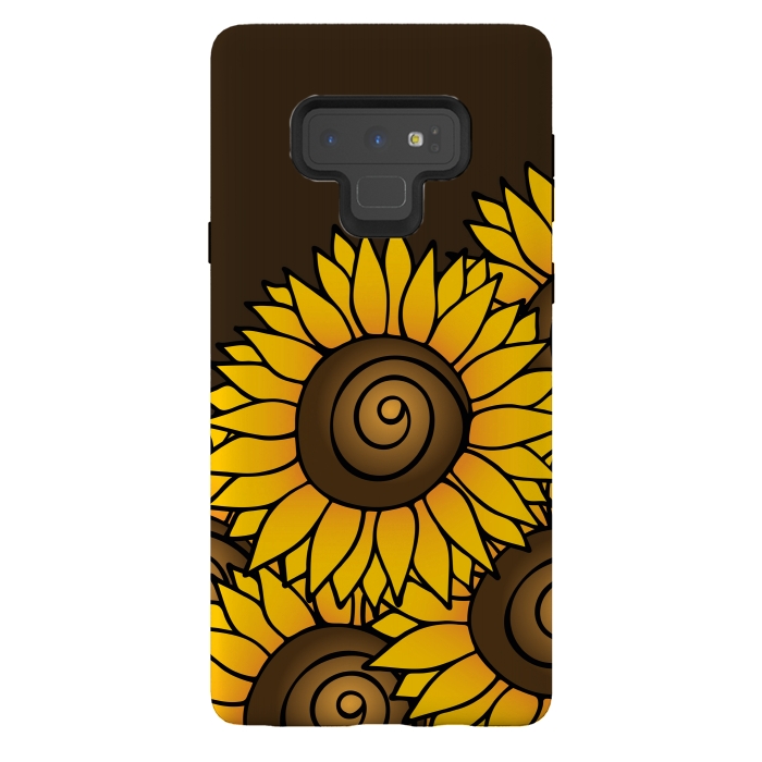 Galaxy Note 9 StrongFit Sunflower by Majoih