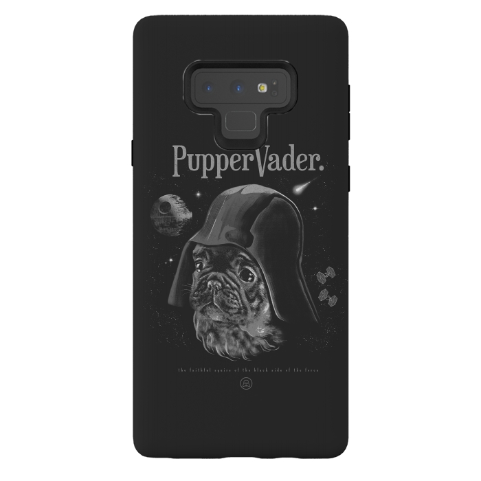 Galaxy Note 9 StrongFit Pupper Vader by jackson duarte