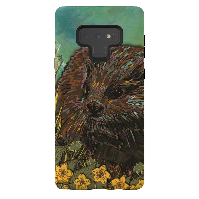 Galaxy Note 9 StrongFit Otter by Lotti Brown