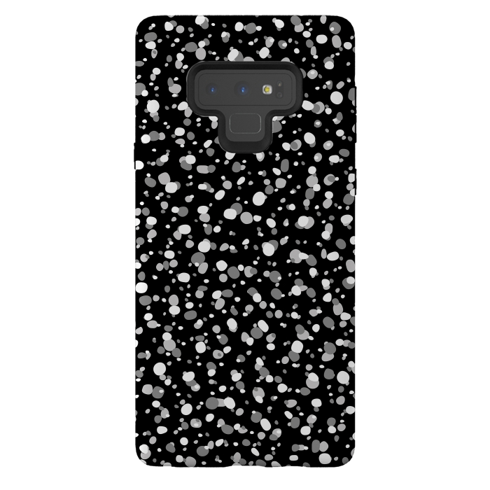 Galaxy Note 9 StrongFit White Dots by Majoih