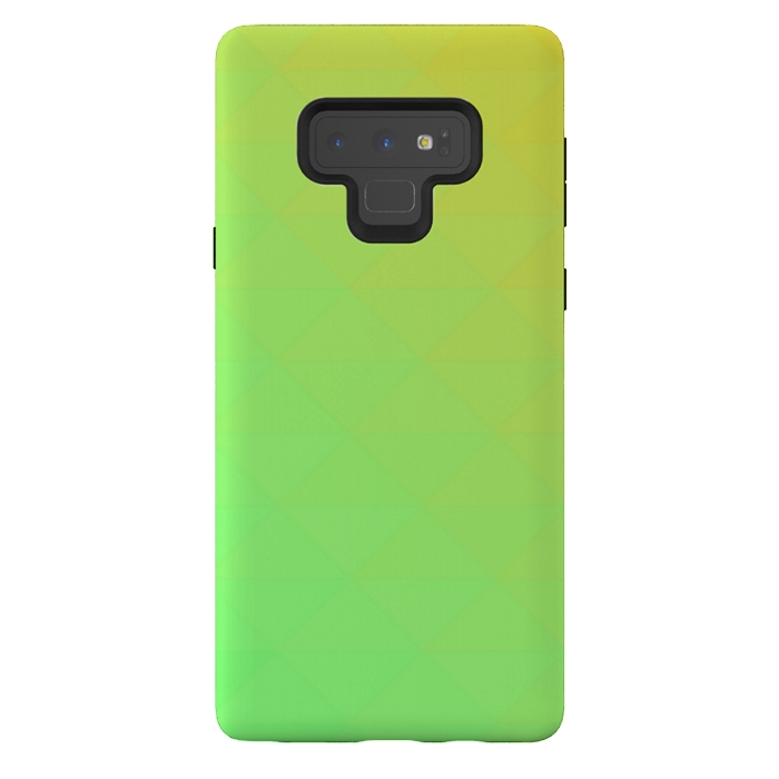 Galaxy Note 9 StrongFit yellow green shades by MALLIKA