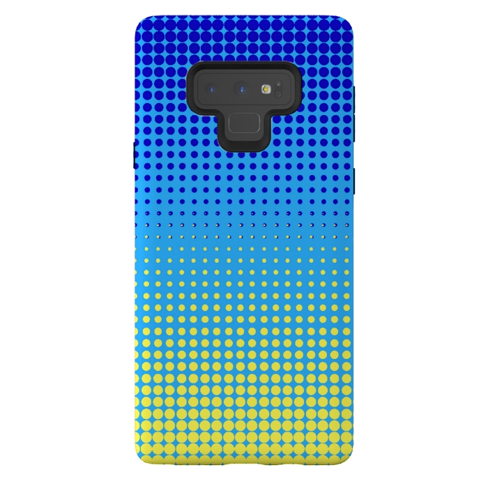 Galaxy Note 9 StrongFit yellow blue shades by MALLIKA