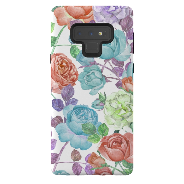 Galaxy Note 9 StrongFit Breathless Rose by Creativeaxle