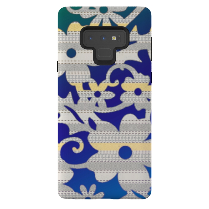 Galaxy Note 9 StrongFit Patterned floral by Kashmira Baheti